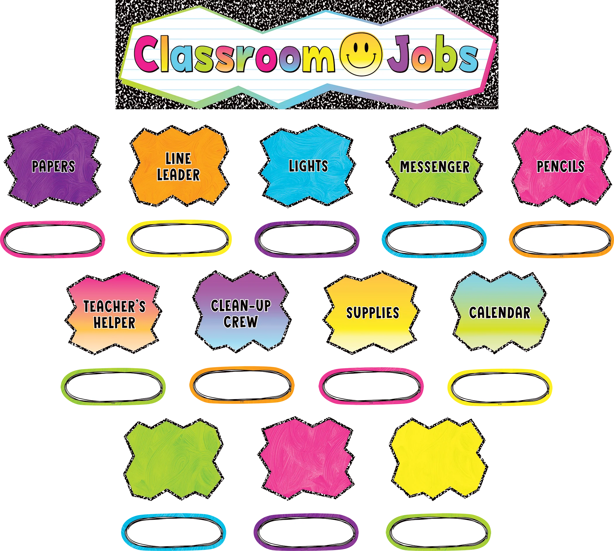 Brights 4Ever Classroom Jobs Mini Bulletin Board