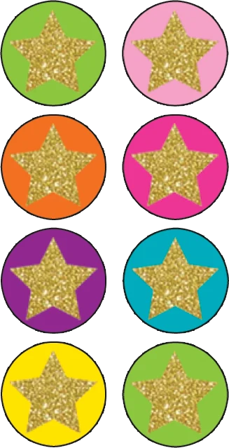 Confetti Stars Mini Stickers