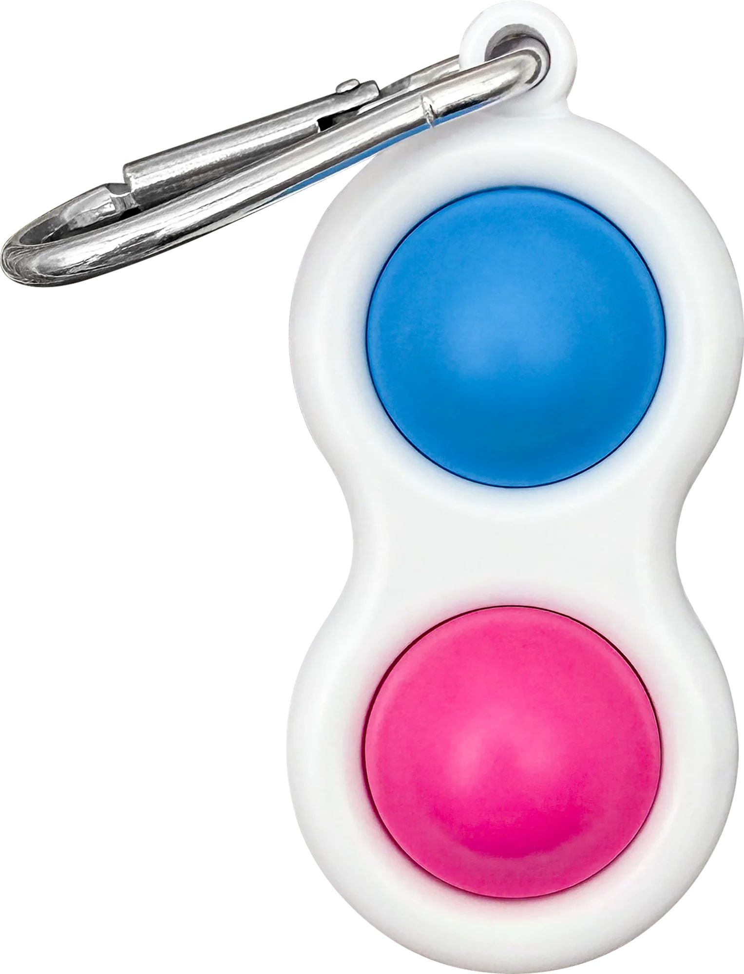 Fidget Popper Keychain - Blue/Pink