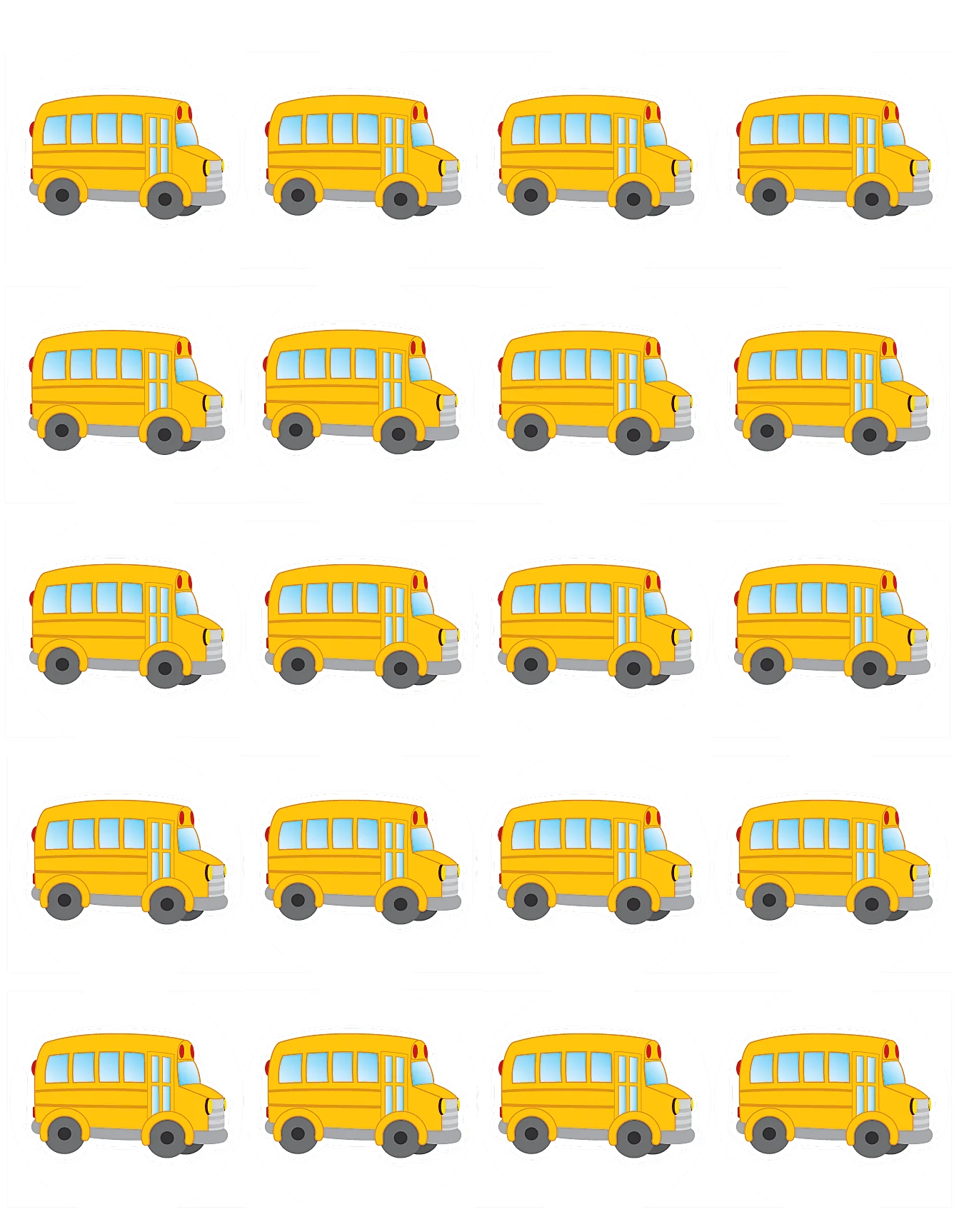 School Bus Stickers