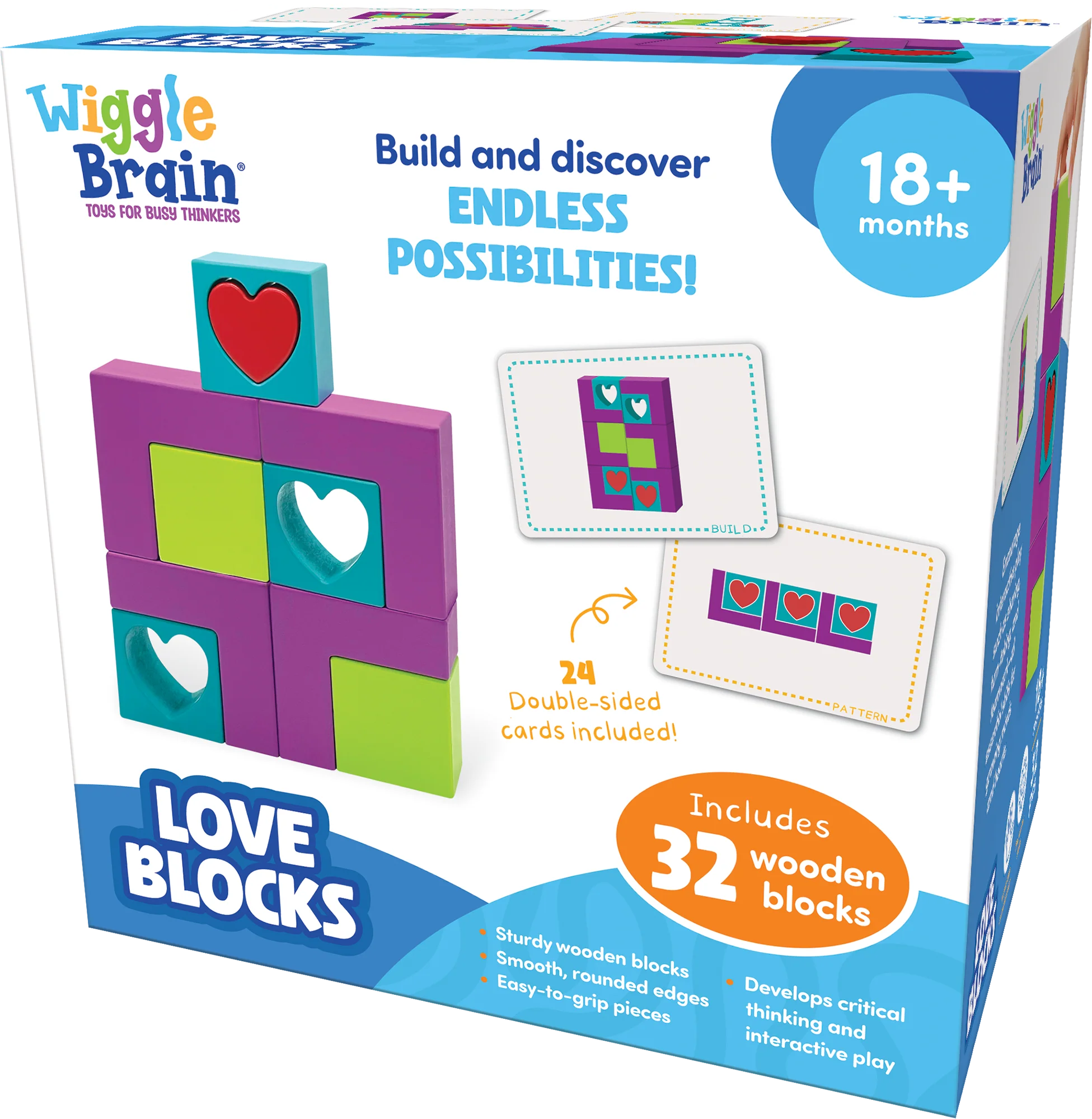 Wiggle Brain® Love Blocks