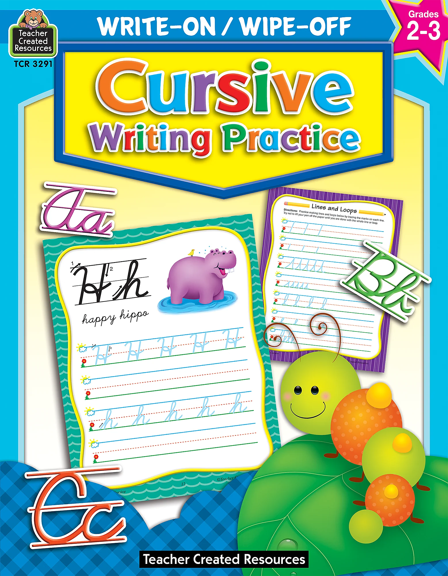 Write-On/Wipe-Off: Cursive Writing Practice
